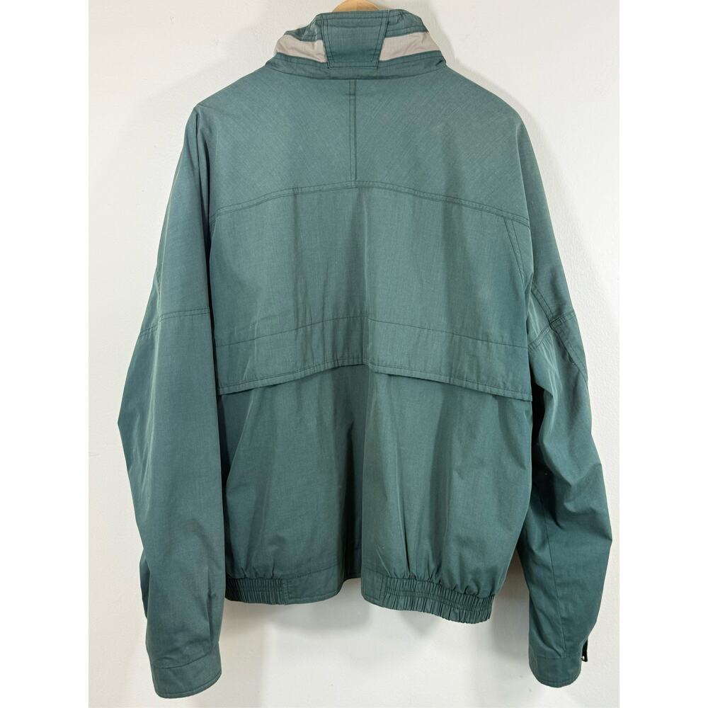 Vintage Members Only Windbreaker Jacket Mens XL Teal Colorblock 90s Grunge - Picture 2 of 10